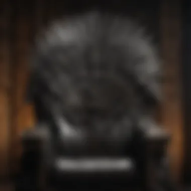 The Iron King's throne, symbolizing his authority