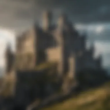 Iconic Castles and Fortresses Illustration of iconic castles and fortresses