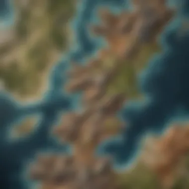 Geographical Map of the North Isles A map of the North Isles, highlighting key locations and their geographical context.
