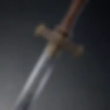 An iconic sword representing the themes of conflict and power