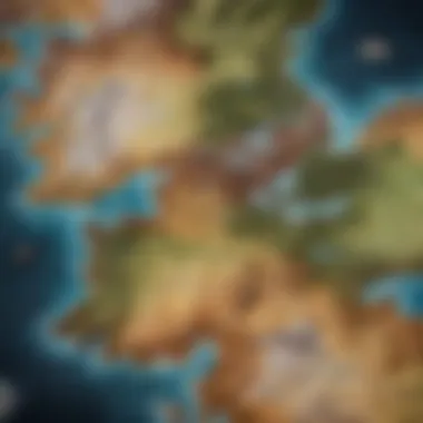Map of the Seven Kingdoms An intricate map of the Seven Kingdoms