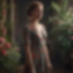 Stylish Matching Floral Dress
