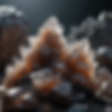Igneous Rock Crystals Glistening crystals in igneous rock