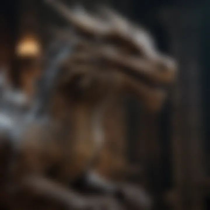 Exquisite Game of Thrones Dragon Statue