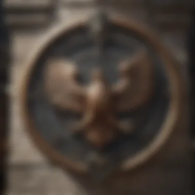 Symbolic Falcon Tower Crest