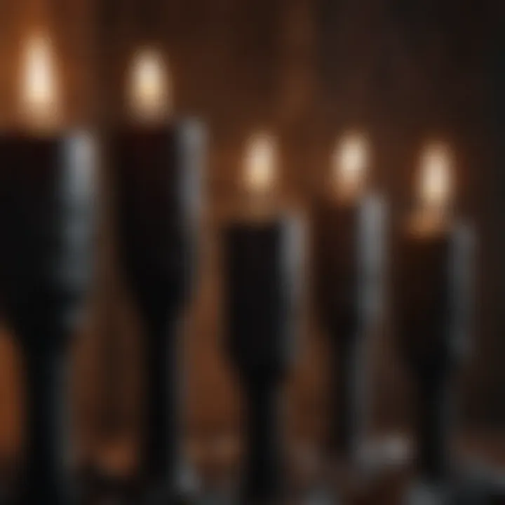 Fan artwork depicting interpretations of black candles within the lore of Westeros.