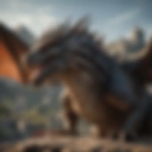 Fierce Dragon overlooking the Kingdoms