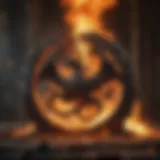 Representation of fire symbolizing destruction and renewal in Westeros.