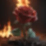 Fiery Rose of Betrayal