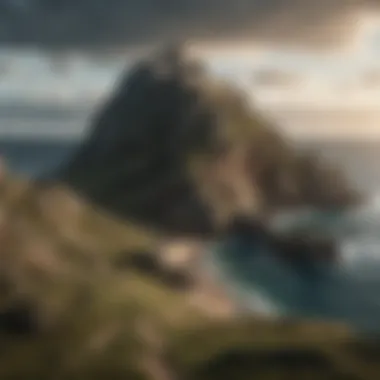 A landscape view of Westeros showcasing its diverse realms