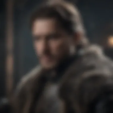 A dramatic scene depicting a pivotal character development moment.
