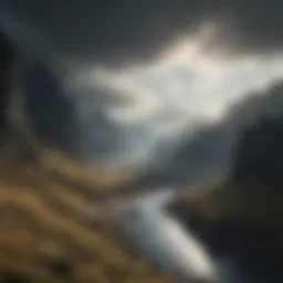 The captivating opening scene of the episode capturing the atmosphere of the North.