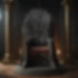 Enigmatic Throne Symbolizing Power and Intrigue