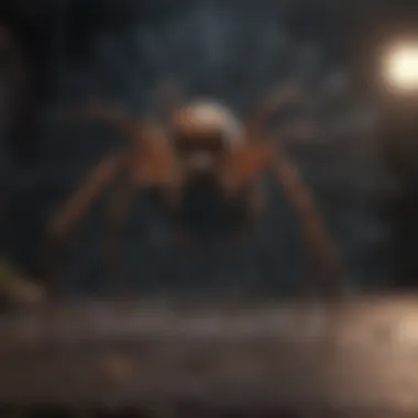 Meticulous Web Crafting by Giant Arachnid Intricate Web Patterns of Giant Spider