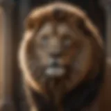 Majestic Lion Symbolizing Power and Authority