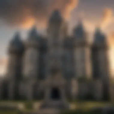 Majestic Castle of the House of Iron Majestic castle symbolizing the power of the House of Iron