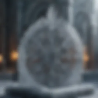 Intricate Ice Carving Display in ThronesVerse