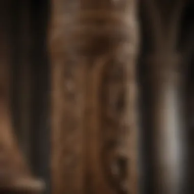 Exquisite Craftsmanship of Harp Pillar Intricate Carvings on Harp Pillar