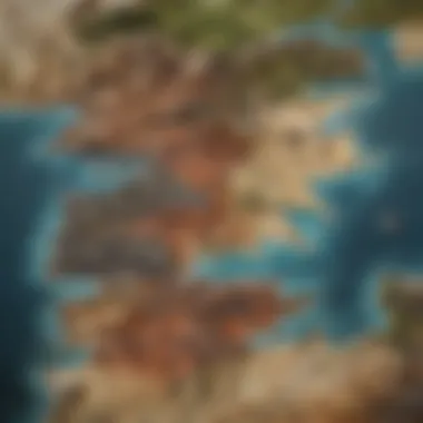 Detailed Map Revealing the Intricacies of Westeros Intricate Game of Thrones Map of Westeros