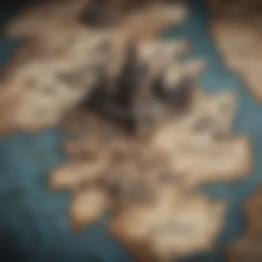 Map of Westeros with Sigils Intricate Map of Westeros with Noble House Sigils