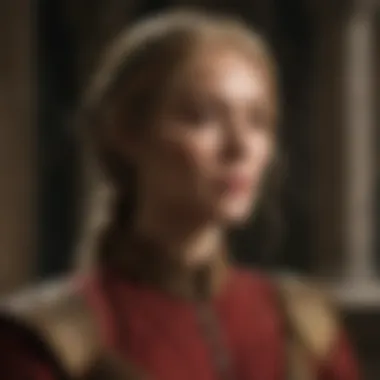 Intriguing Cersei Lannister Plotting Cersei Lannister plotting in the shadows