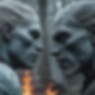 The Chilling Embrace of the White Walkers Icy Embrace of the White Walkers
