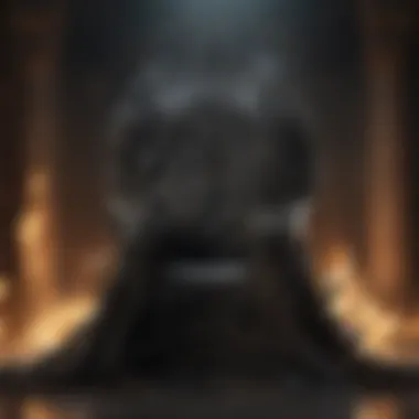 The Iron Throne: A Symbol of Power and Conflict An artistic representation of the Iron Throne symbolizing power struggles