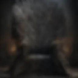 The Iron Throne symbolizing power and ambition