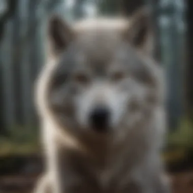 Majestic Direwolf Symbolizing Loyalty Majestic Direwolf Symbolizing Loyalty