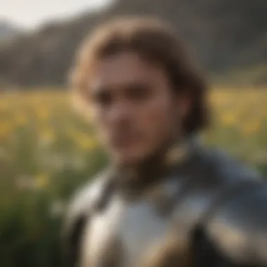 Ser Loras Tyrell showcasing his bravery in battle