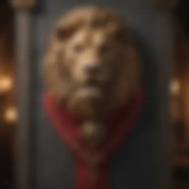 Intricate Design of Lannister Lion Banner