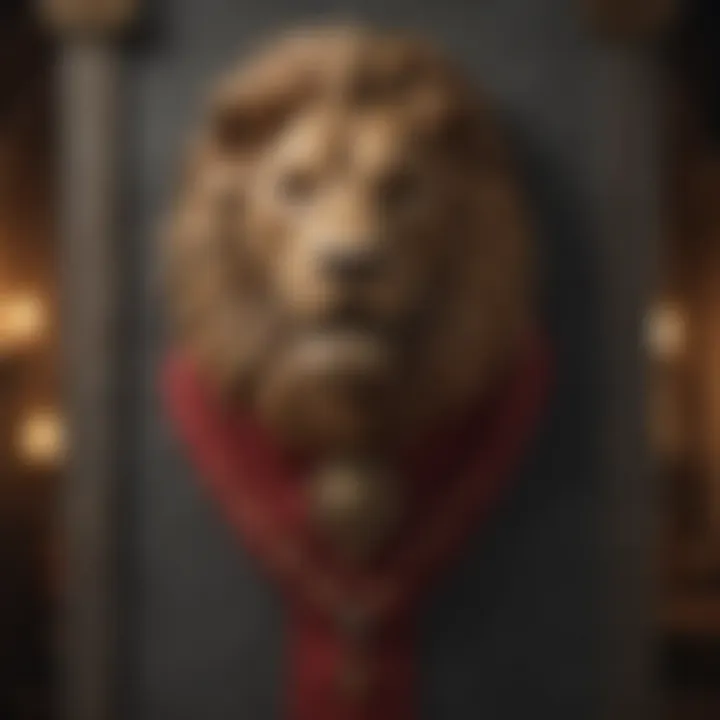 Intricate Design of Lannister Lion Banner