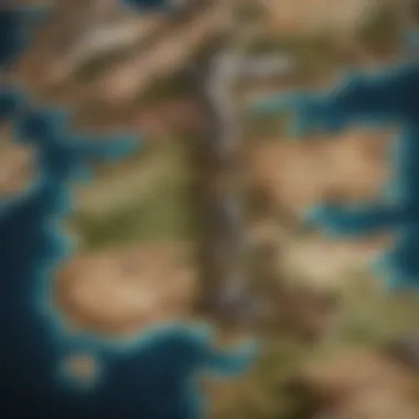 Westeros Map: Lord Paramount Territories Strategic Map of Westeros with Lord Paramount Territories