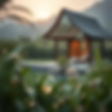 Serene Natural Surroundings for Wellness Calming natural surroundings promoting relaxation
