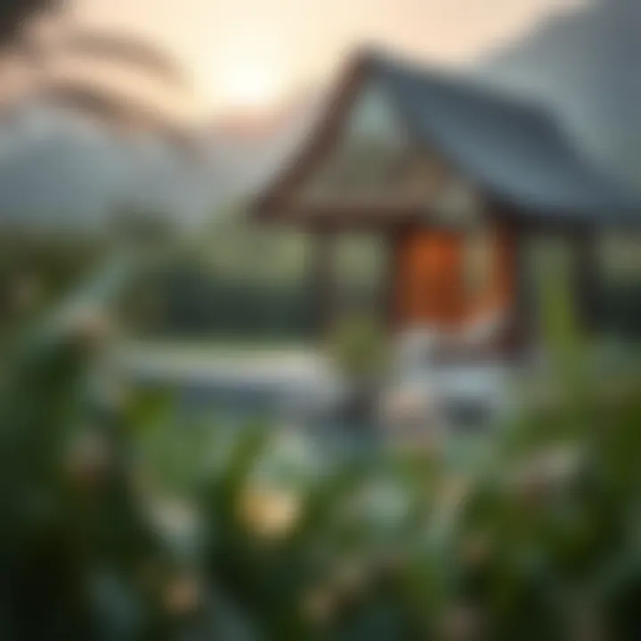 Serene Natural Surroundings for Wellness Calming natural surroundings promoting relaxation