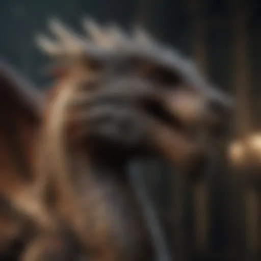 Majestic Dragon in Game of Thrones