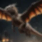 Majestic Dragon in Flight