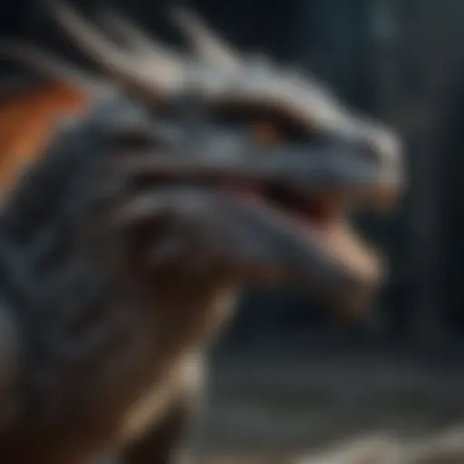 Majestic Dragon in Game of Thrones-inspired Anime