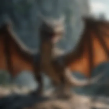 Majestic Dragon in the Game of Thrones Universe