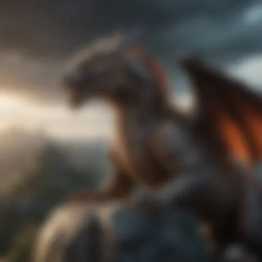 Majestic Dragon overlooking the Seven Kingdoms