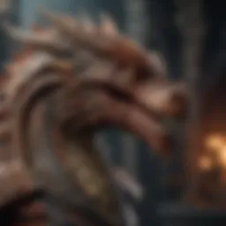 Majestic Dragon overlooking the ThroneVerse