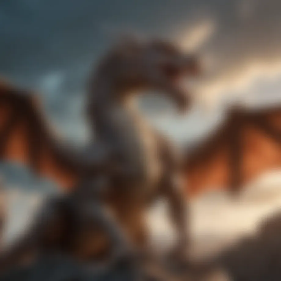 Majestic Dragon Sculpture