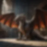 Majestic Dragon in the Targaryen Citadel