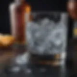 Majestic Ice Alcohol Glass in Game of Thrones Setting