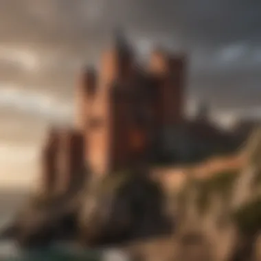 The Iconic Red Keep in King's Landing Majestic Red Keep in King's Landing