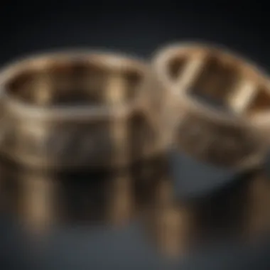 Majestic Symbolism: Engraved King and Queen Rings