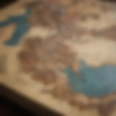 Map of Westeros Inside Game of Thrones Leather Book Set