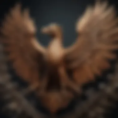 Ethereal Phoenix Symbol Mysterious phoenix coat of arms