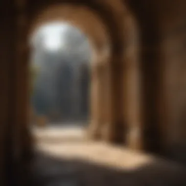 Mysterious Shadows Cast by Ancient Archways Mysterious Shadows Cast by Ancient Archways