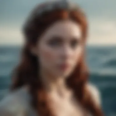 The Beguiling Siren Mysterious Siren enchanting sailors with her ethereal beauty